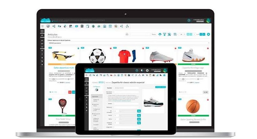 Software para artículos deportivos